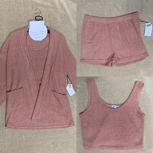NWT 3 piece loungewear set